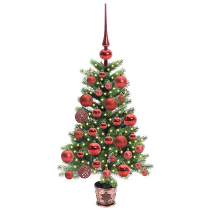 vidaXL Weihnachtsbaum mit 150 LEDs mit Ständer Grün 65 cm PE