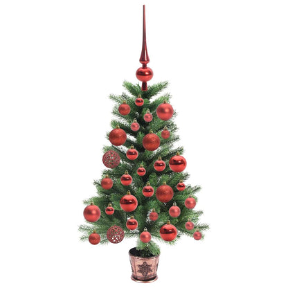 vidaXL Weihnachtsbaum mit 150 LEDs mit Ständer Grün 65 cm PE