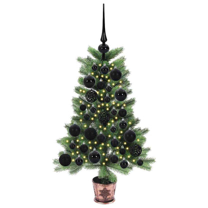 vidaXL Weihnachtsbaum mit 150 LEDs mit Ständer Grün 65 cm PE