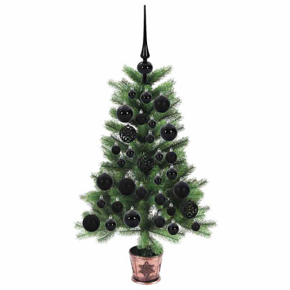 vidaXL Weihnachtsbaum mit 150 LEDs mit Ständer Grün 65 cm PE