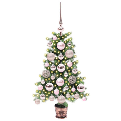 vidaXL Weihnachtsbaum mit 150 LEDs mit Ständer Grün 65 cm PE