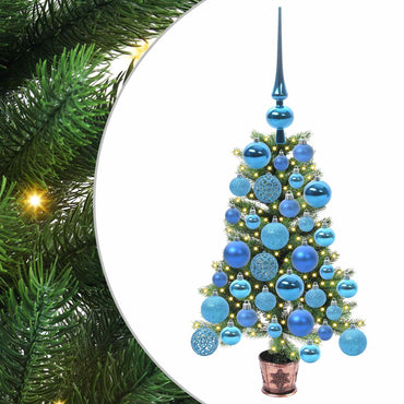 vidaXL Weihnachtsbaum mit 150 LEDs mit Ständer Grün 65 cm PE