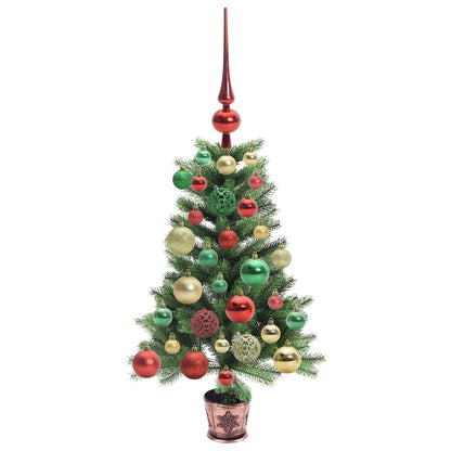 vidaXL Weihnachtsbaum mit 150 LEDs mit Ständer Grün 65 cm PE