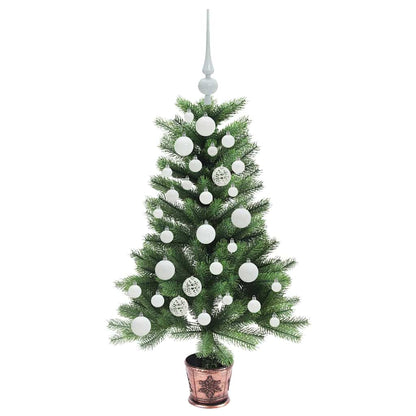 vidaXL Weihnachtsbaum mit 150 LEDs mit Ständer Grün 90 cm PE