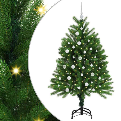 Weihnachtsbaum mit 150 LEDs mit Ständer Grün 120 cm PE