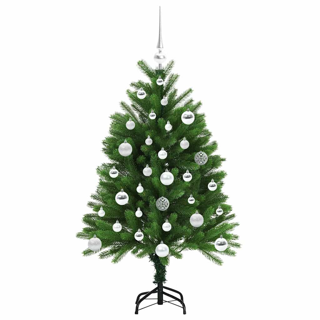 vidaXL Weihnachtsbaum mit 150 LEDs mit Ständer Grün 120 cm PE