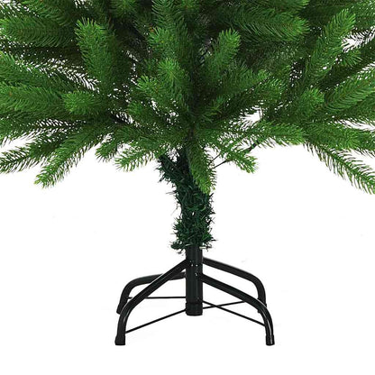 vidaXL Sapin de Noël avec 150 LED et support Vert 120 cm PE