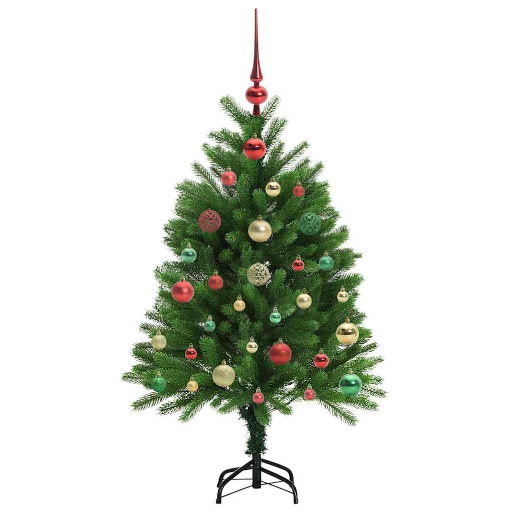 vidaXL Sapin de Noël avec 150 LED et support Vert 120 cm PE
