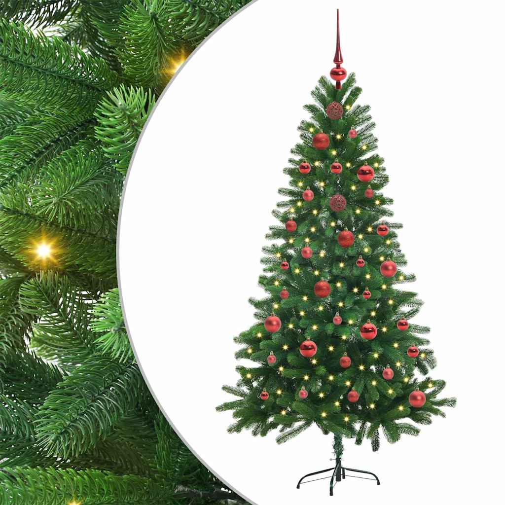 Weihnachtsbaum mit 150 LEDs mit Ständer Grün 150 cm PE
