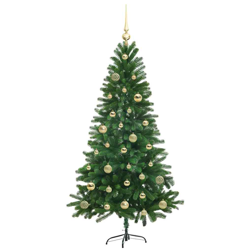 Weihnachtsbaum mit 150 LEDs mit Ständer Grün 150 cm PE