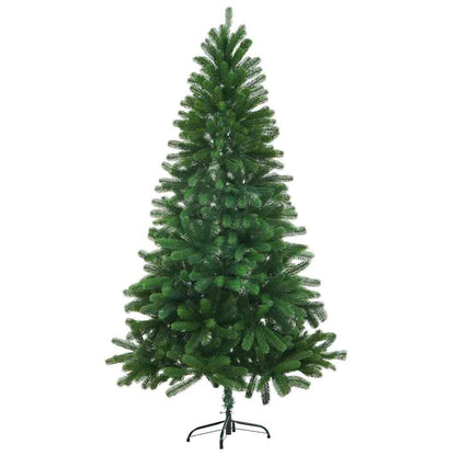 vidaXL Sapin de Noël avec 150 LED et support Vert 150 cm PE