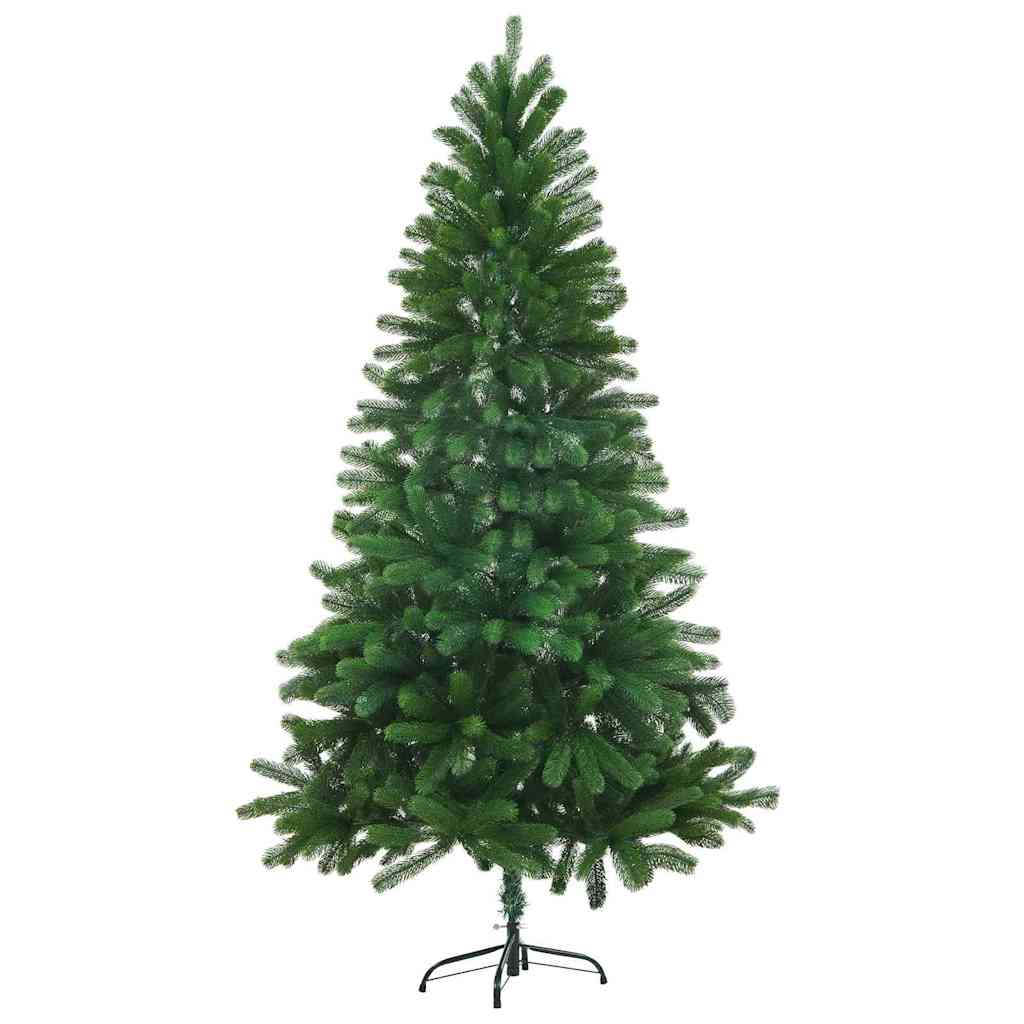 vidaXL Weihnachtsbaum mit 150 LEDs mit Ständer Grün 150 cm PE