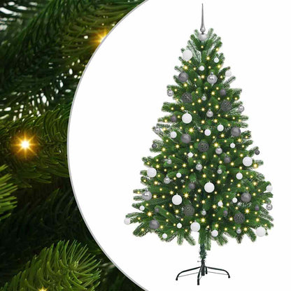Weihnachtsbaum mit 300 LEDs mit Ständer Grün 180 cm PE