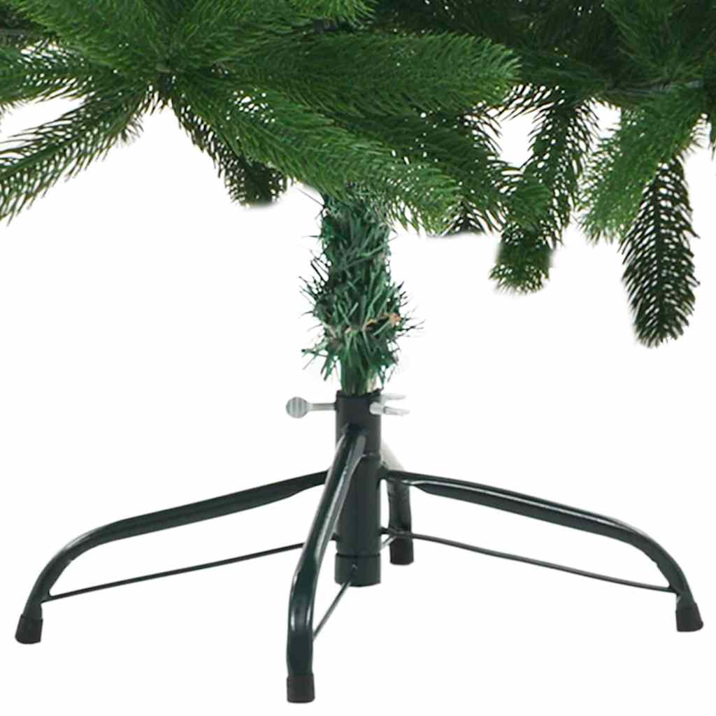 vidaXL Weihnachtsbaum mit 300 LEDs mit Ständer Grün 180 cm PE