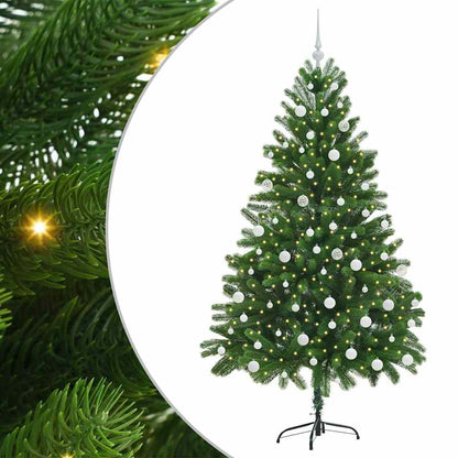 Weihnachtsbaum mit 300 LEDs mit Ständer Grün 180 cm PE