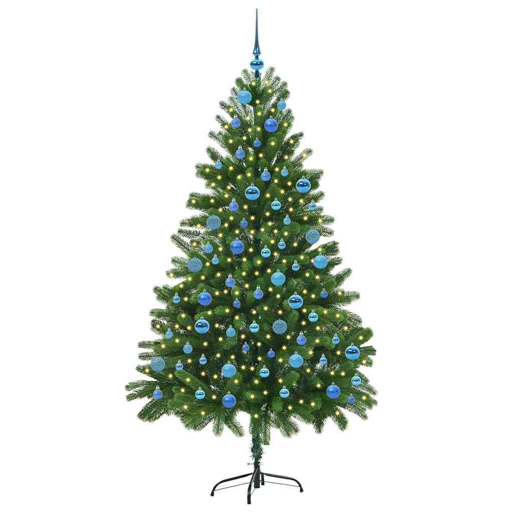 Weihnachtsbaum mit 300 LEDs mit Ständer Grün 180 cm PE
