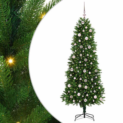 Weihnachtsbaum mit 300 LEDs mit Ständer Grün 240 cm PE