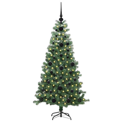 Weihnachtsbaum mit 150 LEDs mit Ständer Grün 120 cm PVC