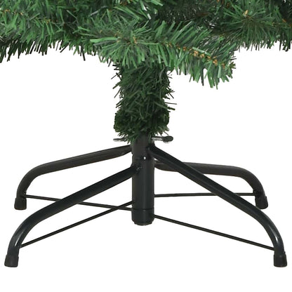vidaXL Sapin de Noël avec 150 LED avec support Vert 120 cm PVC