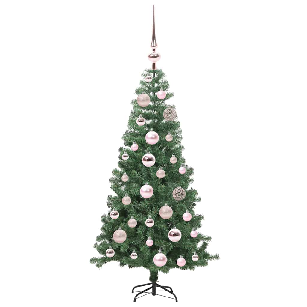 Weihnachtsbaum mit 150 LEDs mit Ständer Grün 120 cm PVC