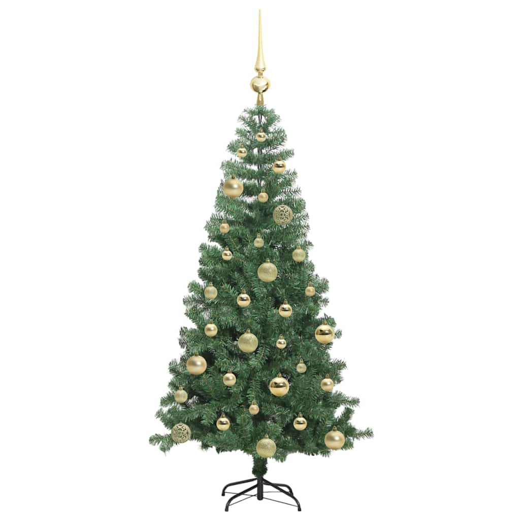 Weihnachtsbaum mit 150 LEDs mit Ständer Grün 120 cm PVC