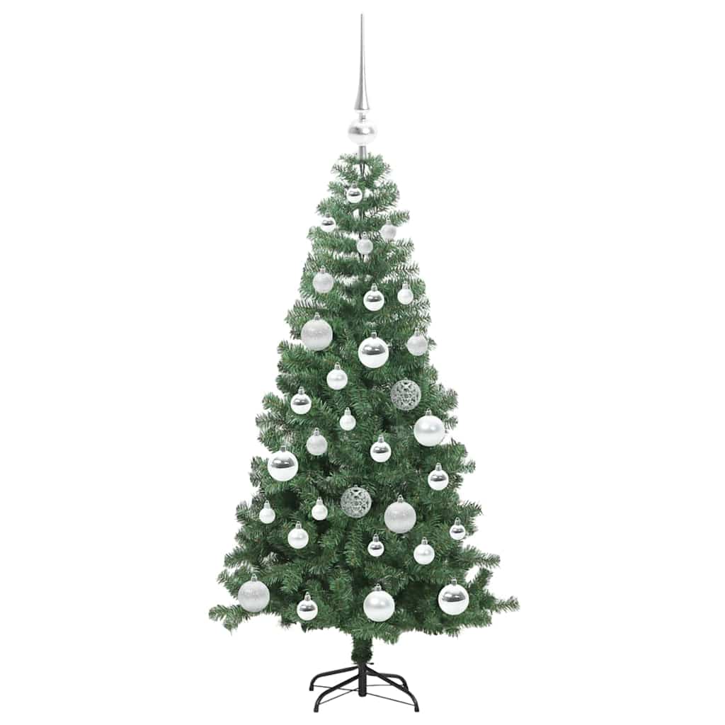 Weihnachtsbaum mit 150 LEDs mit Ständer Grün 120 cm PVC