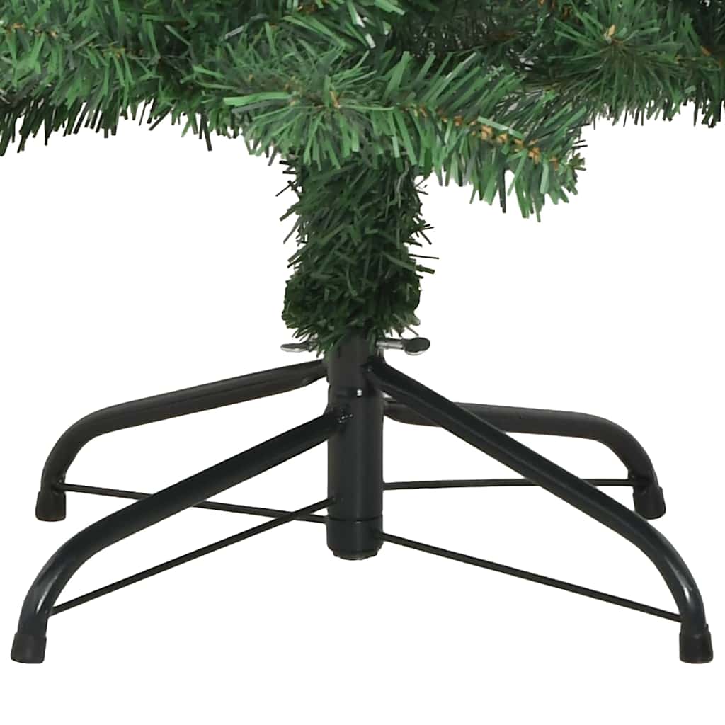 vidaXL Sapin de Noël avec 150 LED avec support Vert 120 cm PVC
