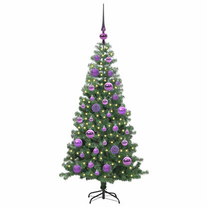 Weihnachtsbaum mit 150 LEDs mit Ständer Grün 120 cm PVC