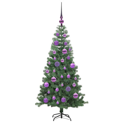 Weihnachtsbaum mit 150 LEDs mit Ständer Grün 120 cm PVC