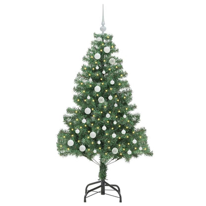 Weihnachtsbaum mit 150 LEDs mit Ständer Grün 150 cm PVC