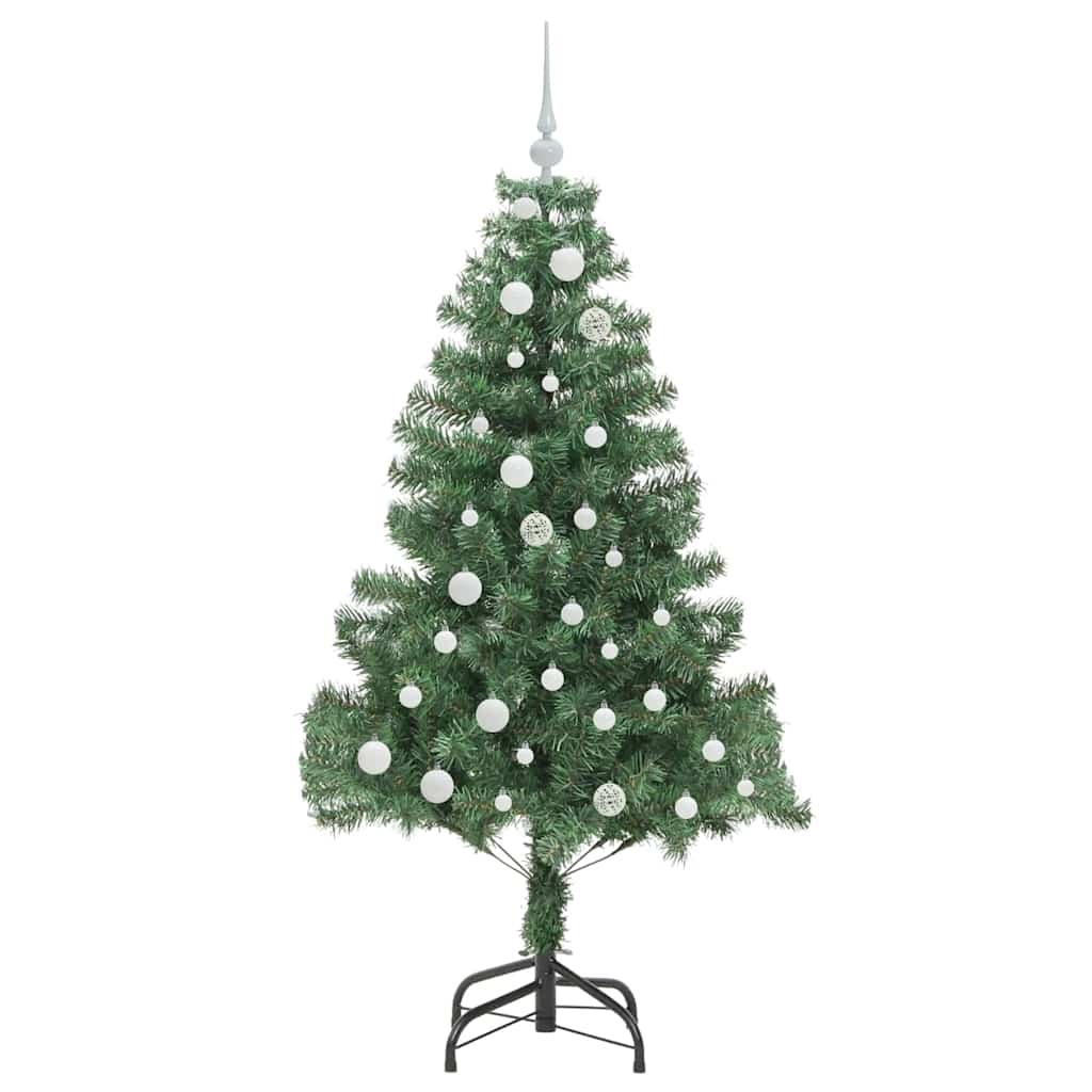 Weihnachtsbaum mit 150 LEDs mit Ständer Grün 150 cm PVC