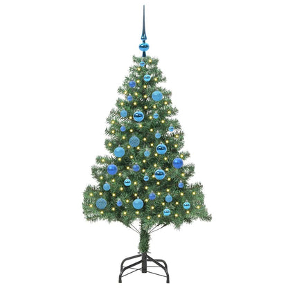 Weihnachtsbaum mit 150 LEDs mit Ständer Grün 150 cm PVC