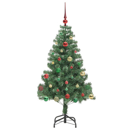Weihnachtsbaum mit 150 LEDs mit Ständer Grün 150 cm PVC