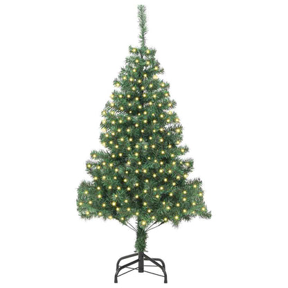 Weihnachtsbaum mit 300 LEDs mit Ständer Grün 180 cm PVC