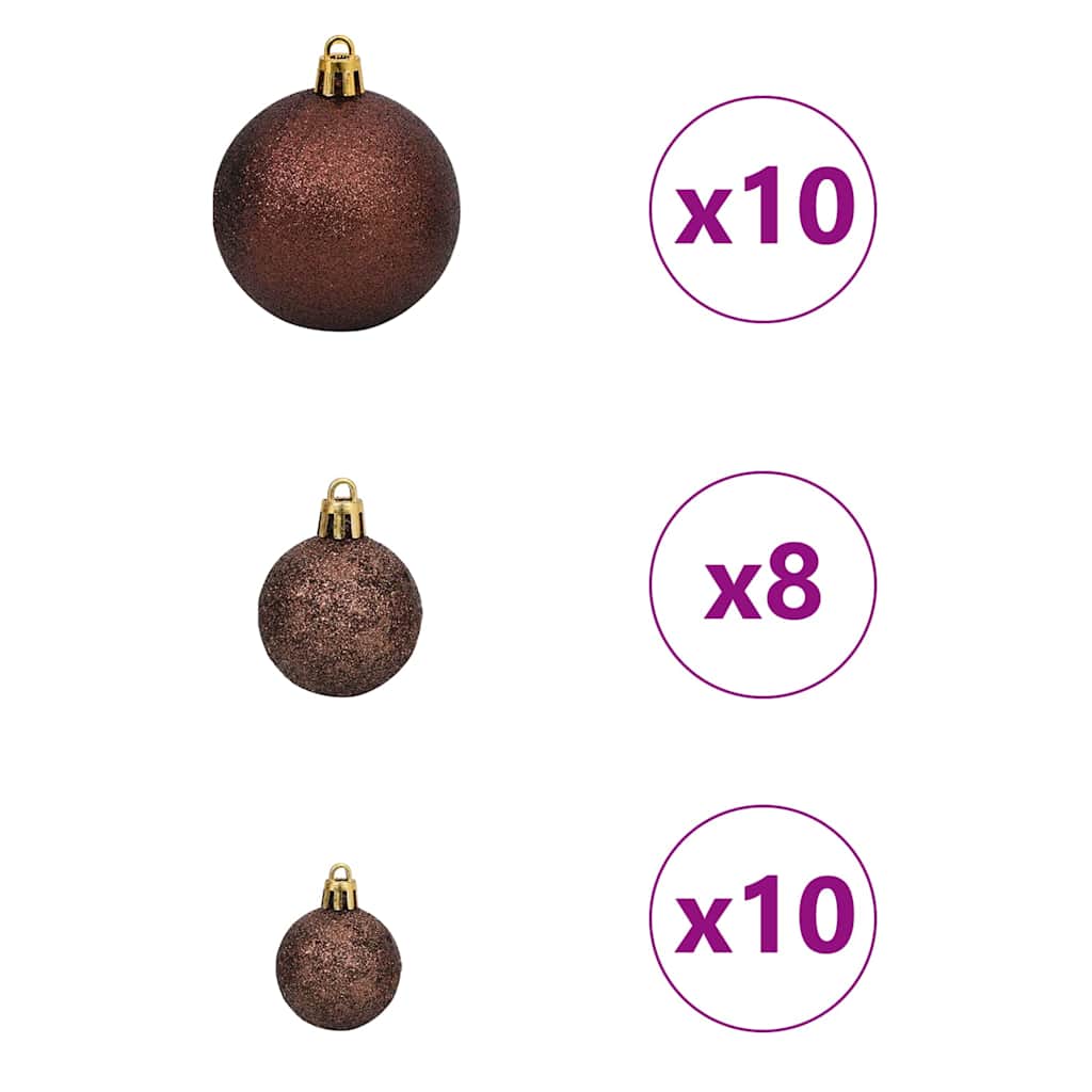 vidaXL Weihnachtsbaum mit 300 LEDs mit Ständer Grün 180 cm PVC