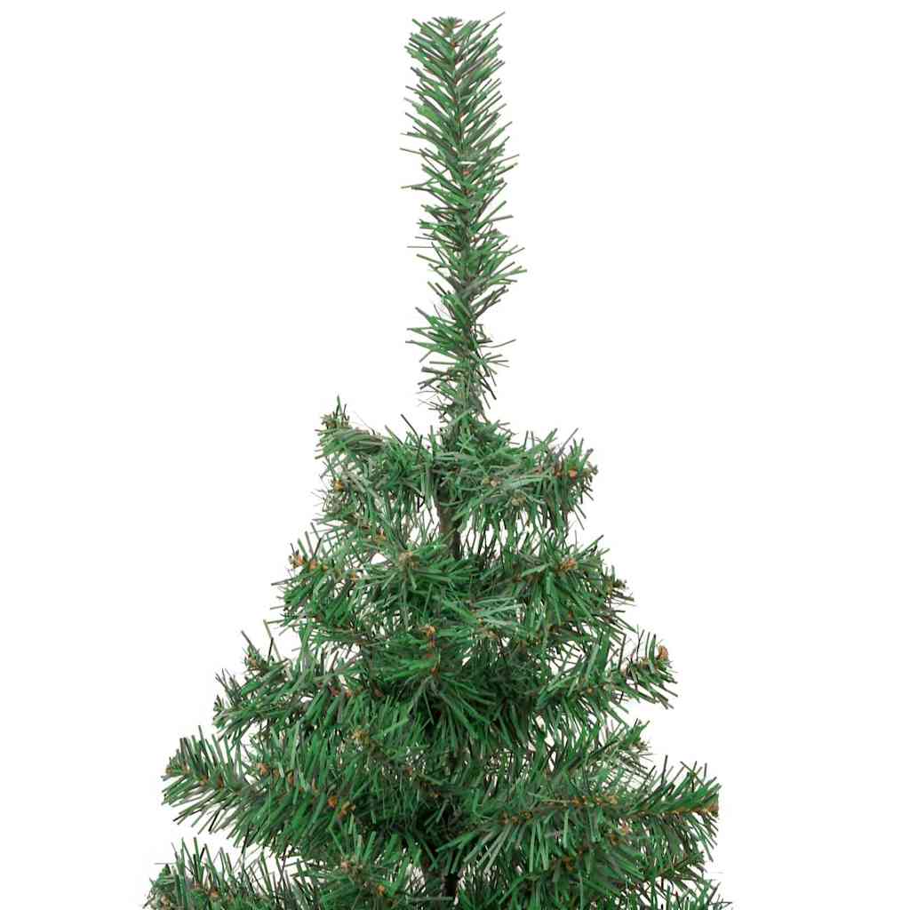 vidaXL Weihnachtsbaum mit 300 LEDs mit Ständer Grün 180 cm PVC