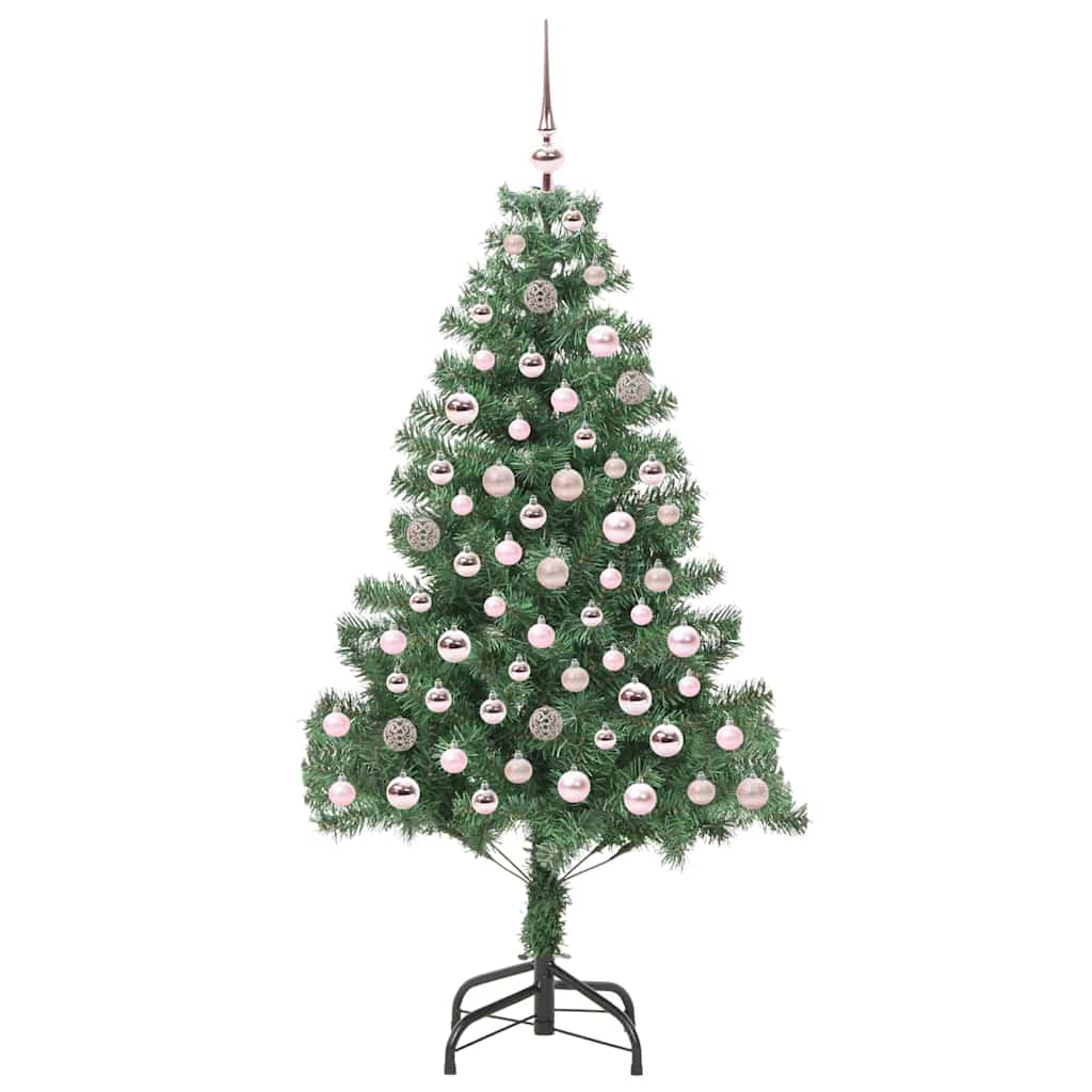 Weihnachtsbaum mit 300 LEDs mit Ständer Grün 180 cm PVC