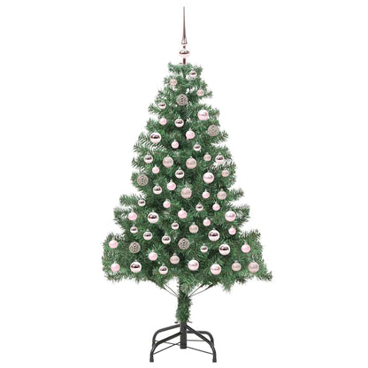 Weihnachtsbaum mit 300 LEDs mit Ständer Grün 180 cm PVC
