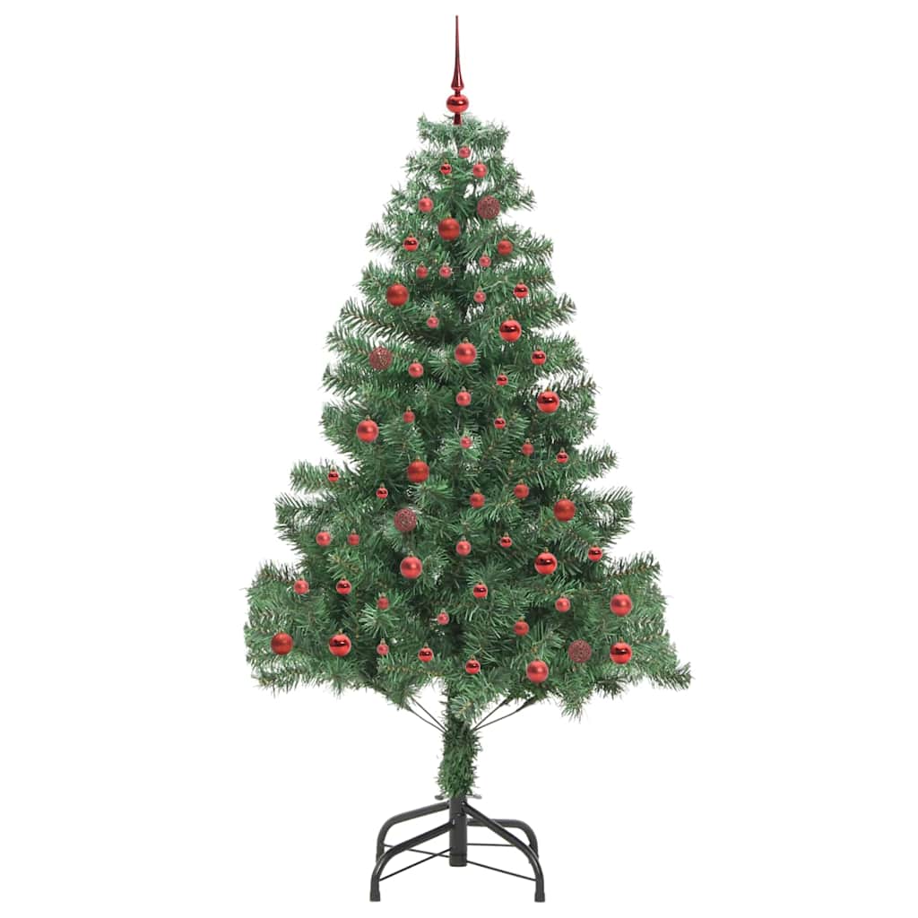 Weihnachtsbaum mit 300 LEDs mit Ständer Grün 210 cm PVC