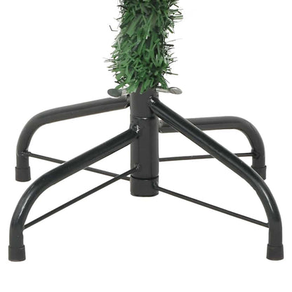 vidaXL Weihnachtsbaum mit 300 LEDs mit Ständer Grün 210 cm PVC