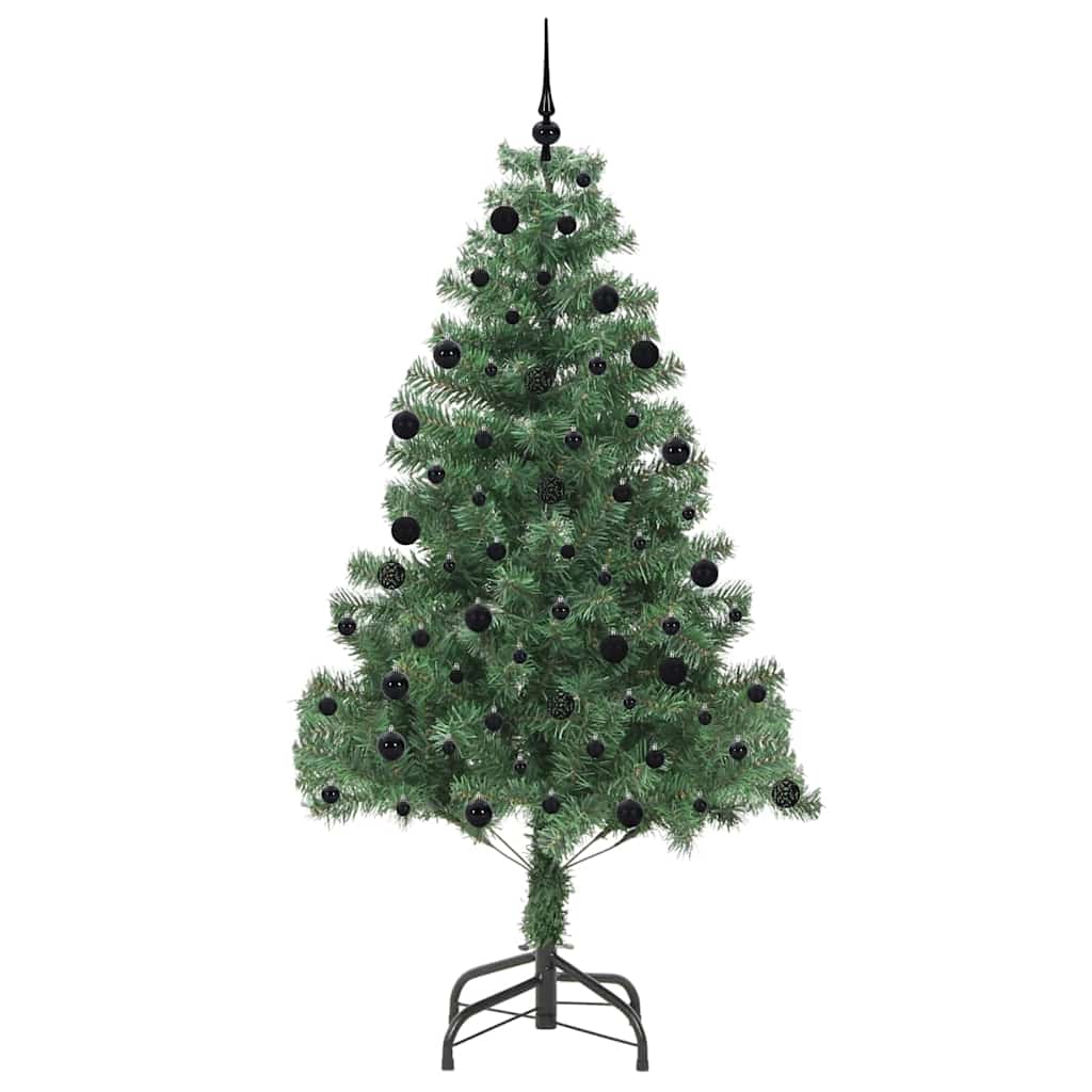 Weihnachtsbaum mit 300 LEDs mit Ständer Grün 210 cm PVC