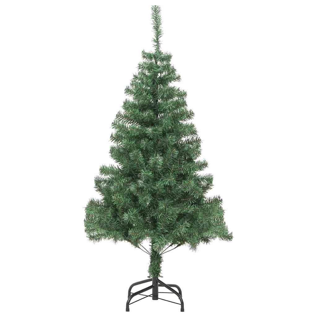 vidaXL Weihnachtsbaum mit 300 LEDs mit Ständer Grün 210 cm PVC