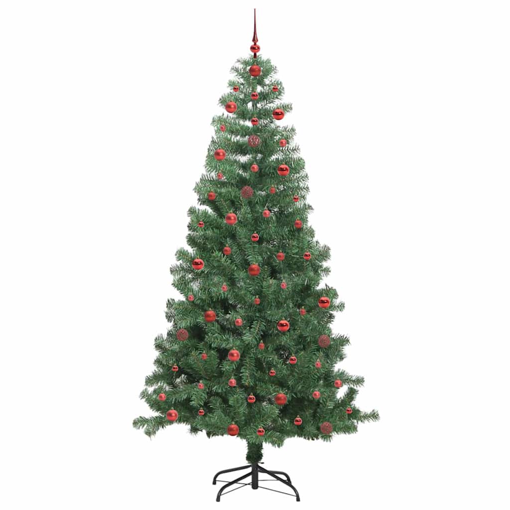 vidaXL Sapin de Noël 300 LED avec support Vert 240 cm PVC