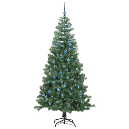 Weihnachtsbaum mit 300 LEDs mit Ständer Grün 240 cm PVC