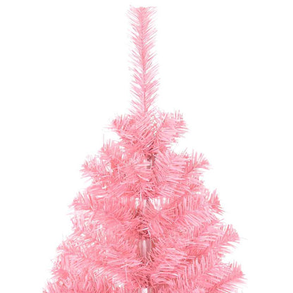 vidaXL Weihnachtsbaum mit 150 LEDs mit Ständer Rosa 150 cm PVC