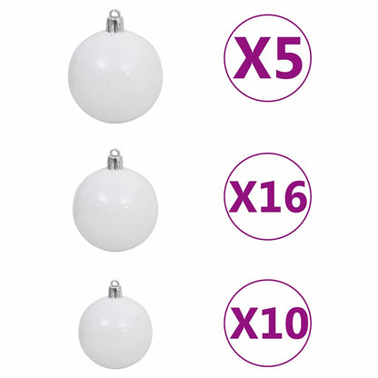 vidaXL Weihnachtsbaum mit 300 LEDs mit Ständer Blau 180 cm PVC