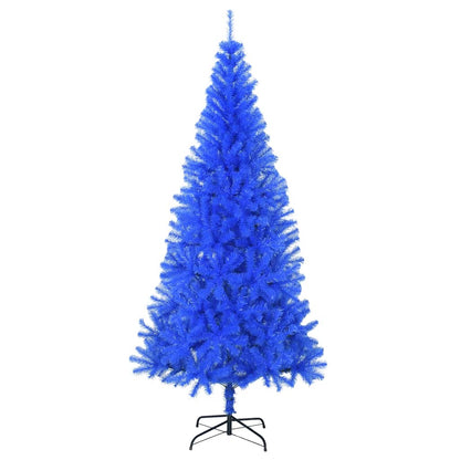 vidaXL Weihnachtsbaum mit 300 LEDs mit Ständer Blau 180 cm PVC