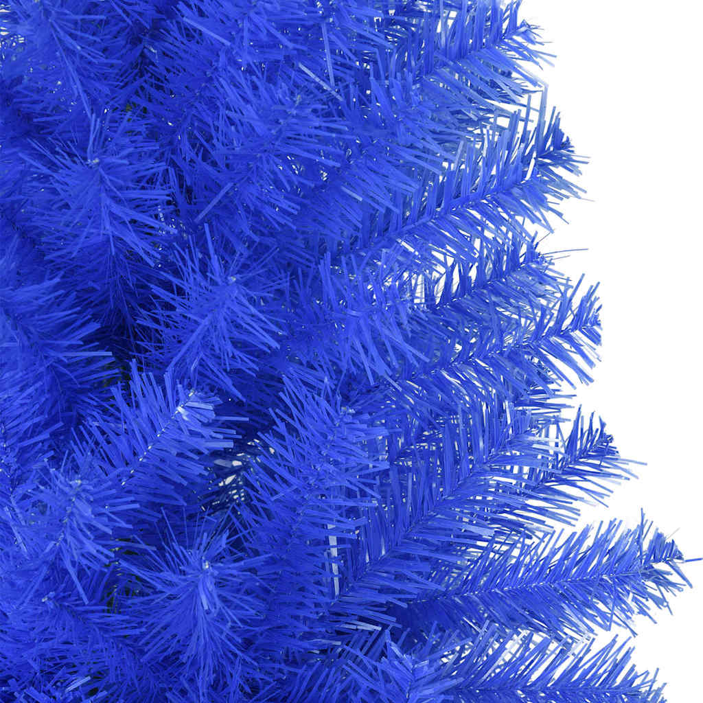 vidaXL Weihnachtsbaum mit 300 LEDs mit Ständer Blau 180 cm PVC