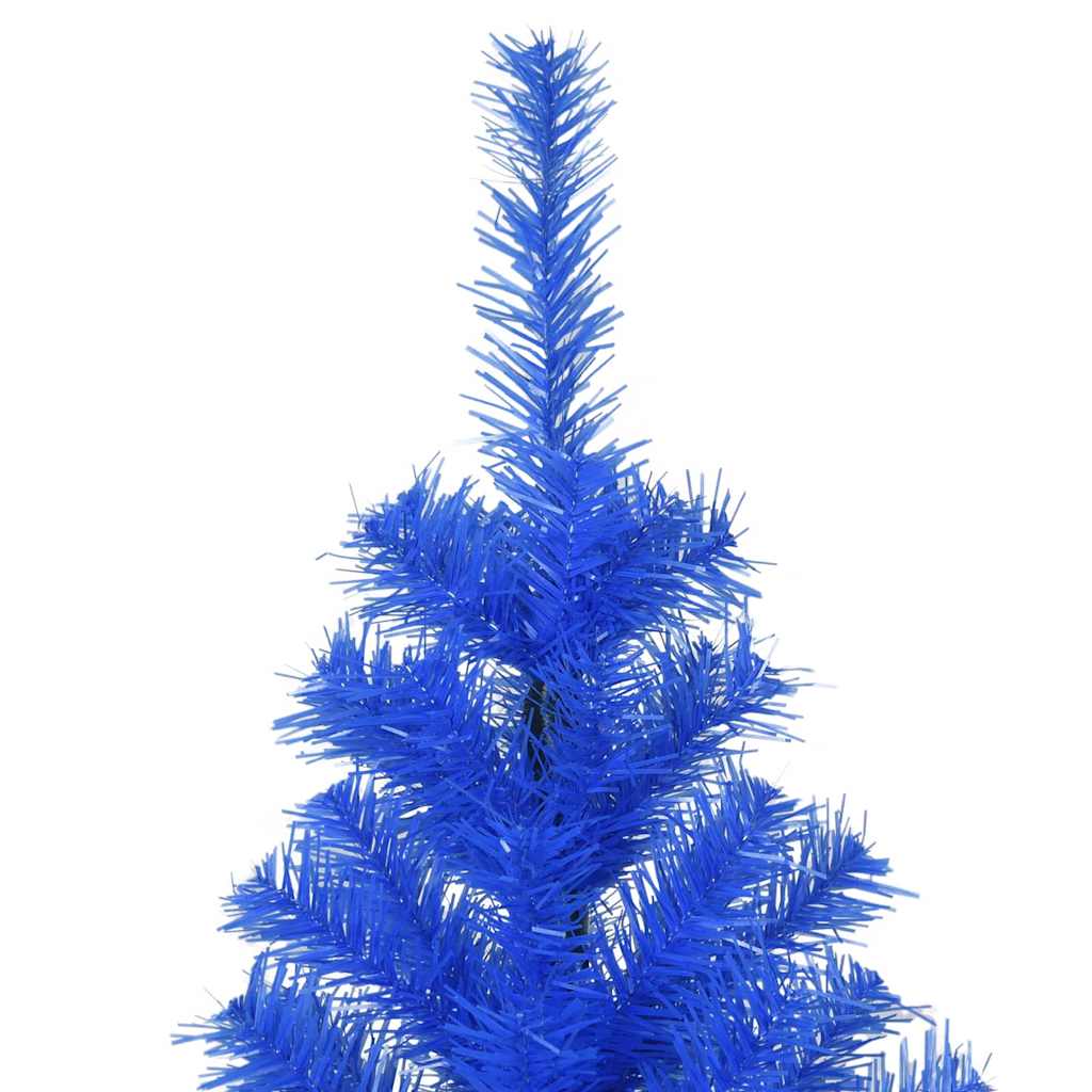 vidaXL Weihnachtsbaum mit 300 LEDs mit Ständer Blau 180 cm PVC