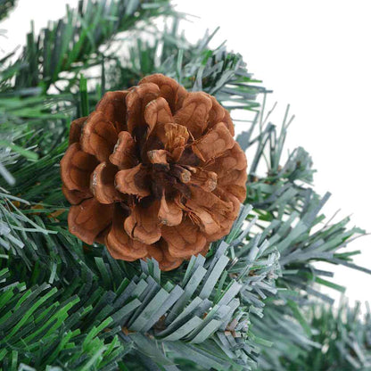 vidaXL Künstlicher Weihnachtsbaum Grün 150 cm PVC und Stahl